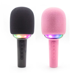 Bluetooth Karaoke Microphone with RGB Lights & Voice Changer product